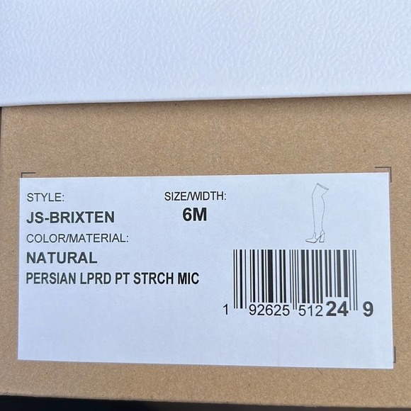 Nib Jessica Simpson-6m-Over Knee Leopard Boots - Picture 3 of 6